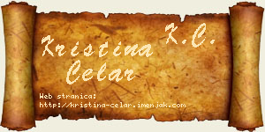 Kristina Čelar vizit kartica